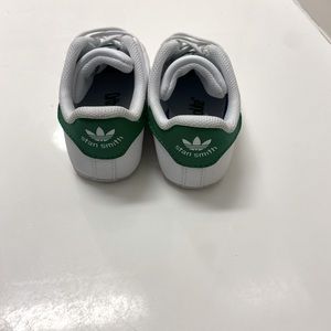 Stan Smith adidas - white & green infant sneakers